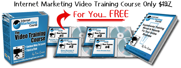 Free Internet Marketing Video Course